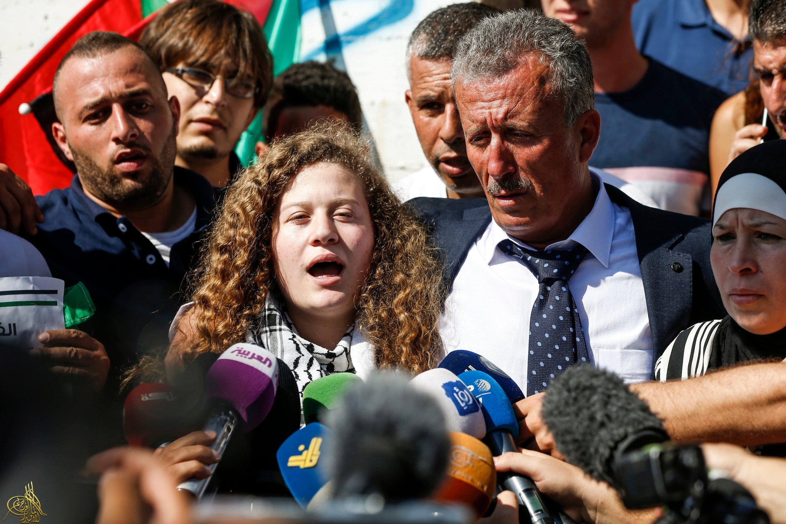 Solidarity with the Palestinian prisoner, ˤAhed At-Tamimi