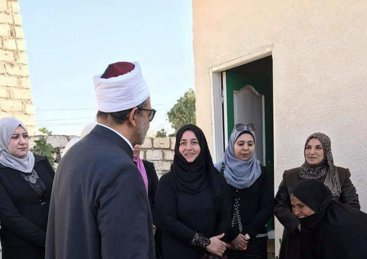 Offering condolences to the people of Al-Rawda village in North Sinai, and to a grieving mother