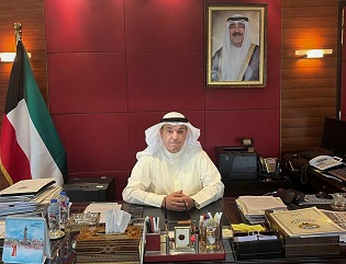Le Cheikh d'Al-Azhar, Son Éminence le Grand Imam Professeur Ahmed Al-Tayeb, a reçu un télégramme de condoléances de la part de l'ambassadeur du Koweït en Égypte, à la suite du décès de sa sœur.