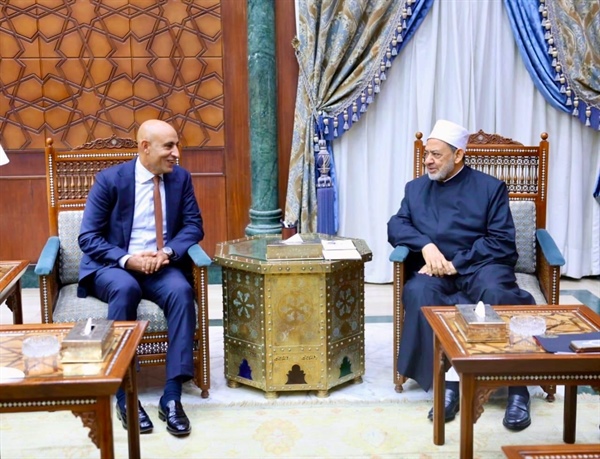 شيخ الأزهر يستقبل وزير التربية والتعليم ويؤكِّدان ضرورة استعادة مكانة المدرسة الحكومية واحترامها .jpg