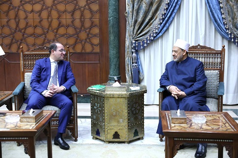 شيخ الأزهر يستقبل وزير المالية بمشيخة الأزهر