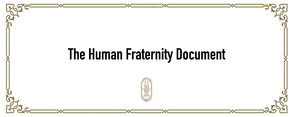 The Human Fraternity Document